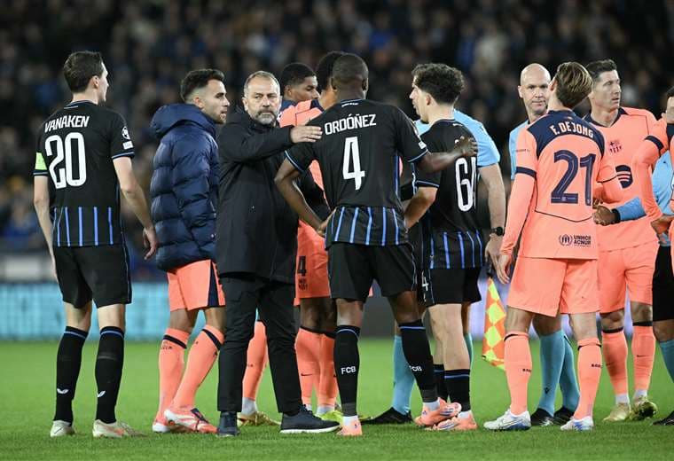 Barcelona salva un polémico empate ante Brujas por la Champions