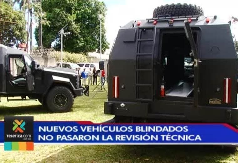 Nuevos vehículos blindados donados por EE. UU. al país no pasaron la revisión técnica