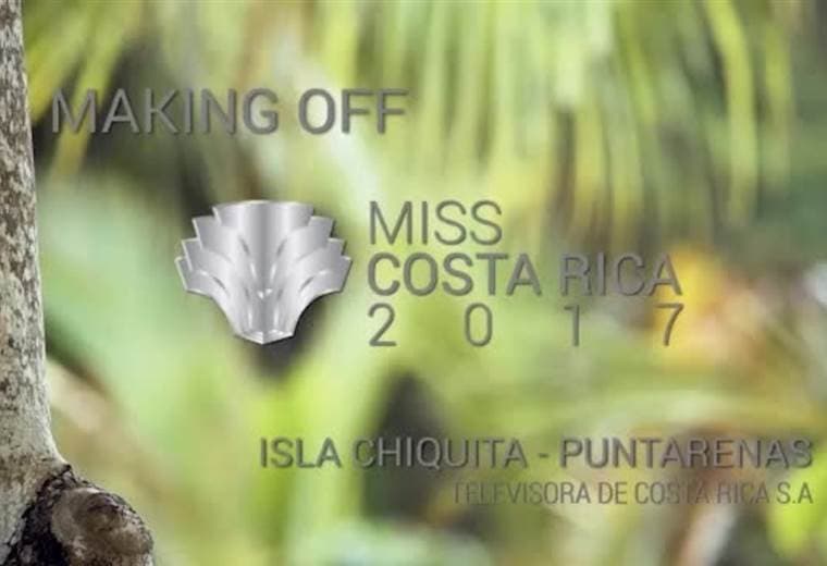 Video de la sesión de fotos de Elena Correa, Miss Costa Rica 2017, en Puntarenas.