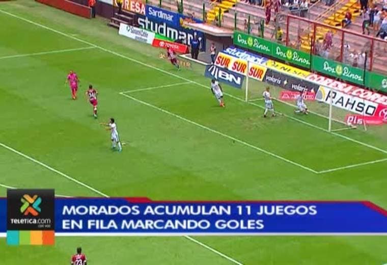 Saprissa espera llegar este jueves a 12 partidos en fila anotando