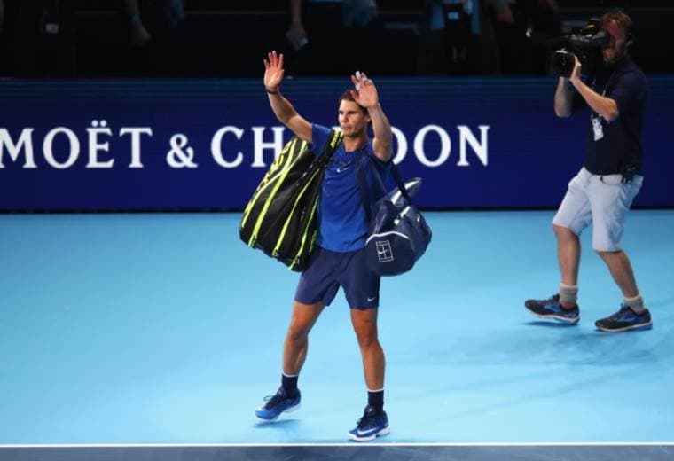 El tenista español Rafael Nadal se retiró del Torneo de Masters. 
