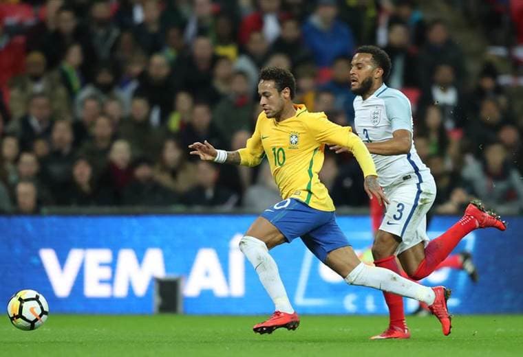 Inglaterra y Brasil empataron sin goles en Wembley.| CBF en Facebook