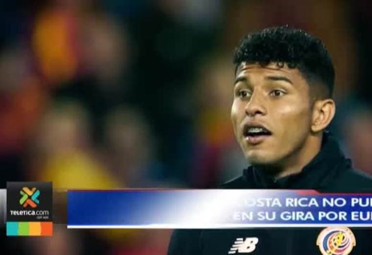 Costa Rica mostró su versión más limitada en ofensiva en su gira europea