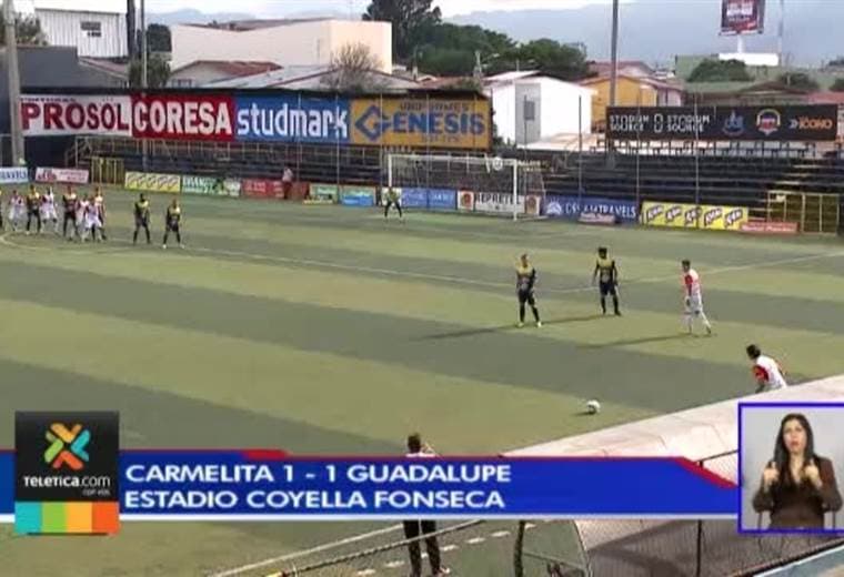Fútbol Nacional: Carmelita 1 - 1 Guadalupe 2 Noviembre 2017