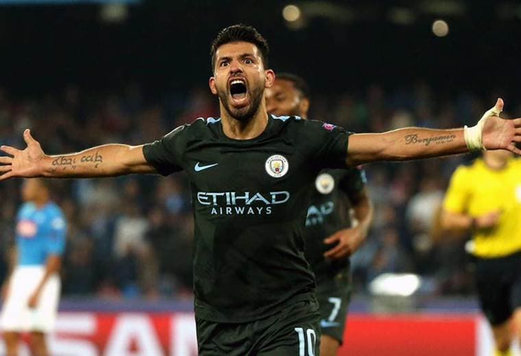 Sergio Agüero, goleador del Manchester City.|Sergio Aguero en Facebook