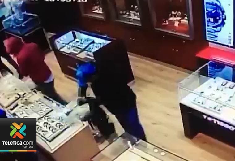 Asalto a joyerías es uno de los delitos más comunes en el país