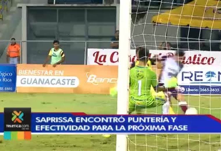 Saprissa encontró contundencia ante el conjunto liberiano