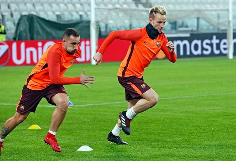Ivan Rakitic, volante croata del FC Barcelona. 