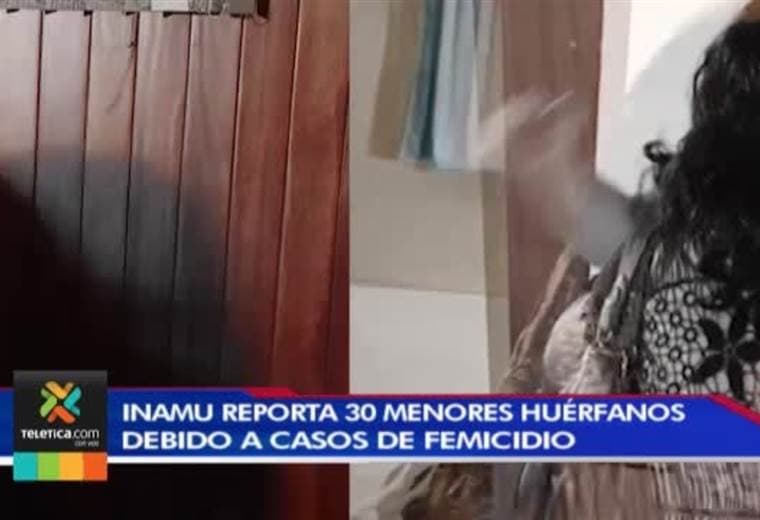 Inamu reporta 30 menores huérfanos debido a casos de femicidio