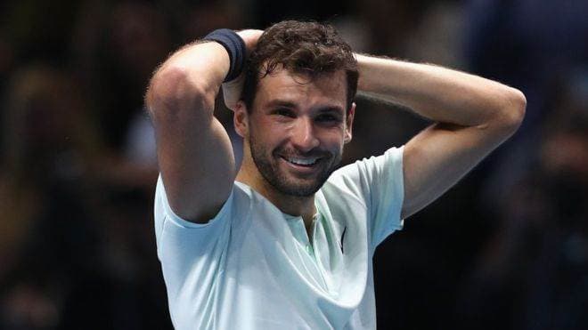 Dimitrov consiguió a sus 26 años el título más importante de su carrera, la final del circuito ATP.