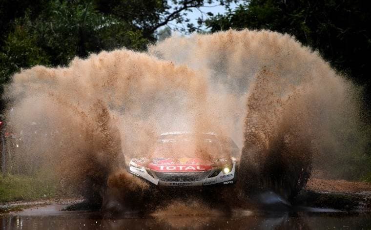 Sebastian Loeb, piloto francés durante el Rally Dakar 2017. 