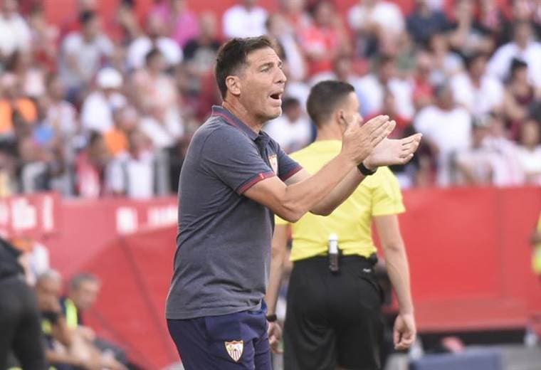 Eduardo Berizzo, técnico del Sevilla. 