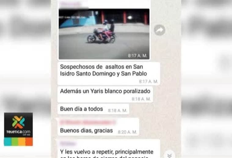 Chat une a comerciantes y autoridades en lucha contra el hampa en San Pablo de Heredia