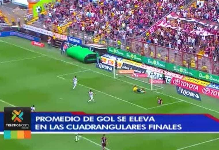 Promedio de gol se eleva en las cuadrangulares finales