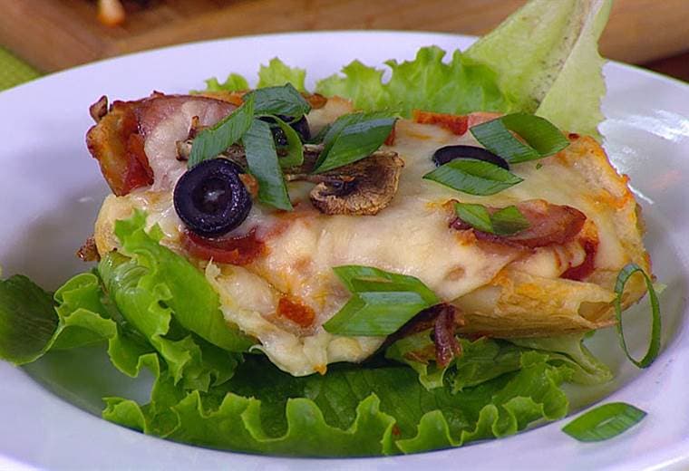 Receta: Cáscaras de papa rellenas