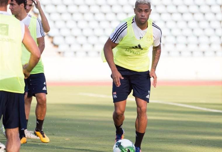 Mariano, delantero del Olympique Lyon. 