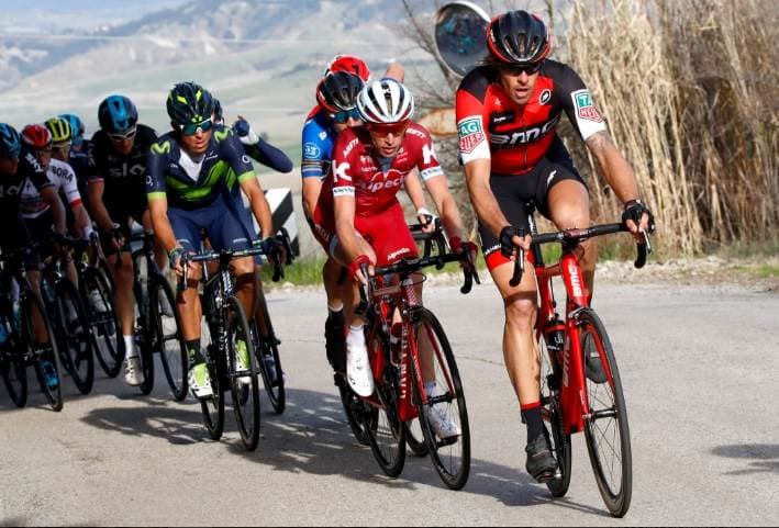 El ciclista costarricense Andrey Amador (Movistar Team). 