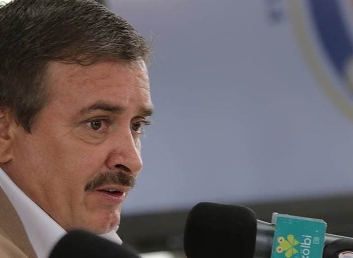 Óscar Ramírez, técnico de la Selección Nacional de Costa Rica. 