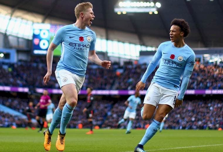 Kevin de Bruyne abrió el marcador para el City. 