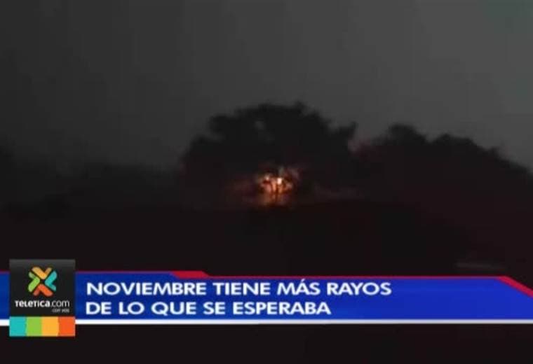 Tormentas eléctricas seguirán afectando unos días más el Valle Central