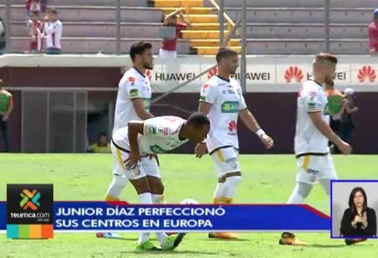 Junior Díaz asegura que sus años e Europa le ayudaron a perfeccionar sus centros
