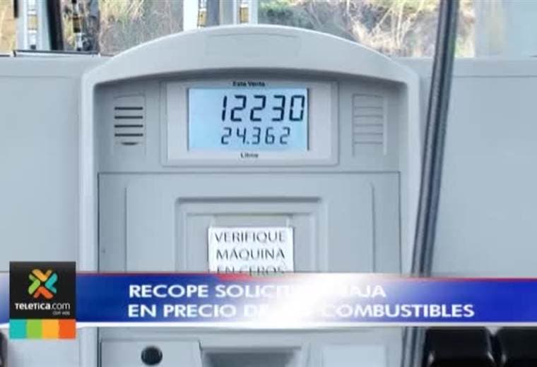 Recope solicita rebaja en precio de los combustibles