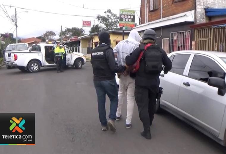 OIJ detuvo en dos operativos a 14 sospechosos de narcotráfico y homicidios