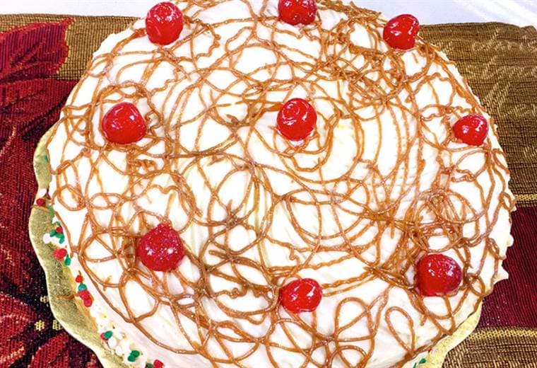 Receta: Doble cheese cake de rompope