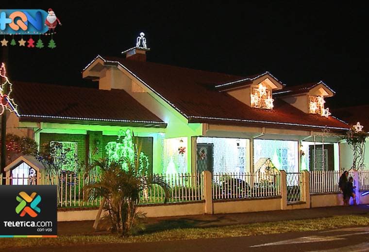 Hace más de 12 años los vecinos del cantón de flores iluminan las casas con  luces navideñas desde la última semana de Noviembre y hasta el 6 de enero. Se trata de una tradición que hace partícipe a todos los costarricenses.