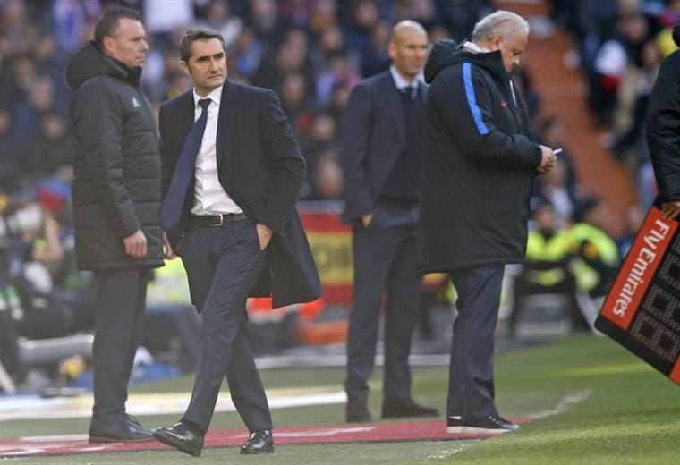 Ernesto Valverde, técnico del FC Barcelona. 