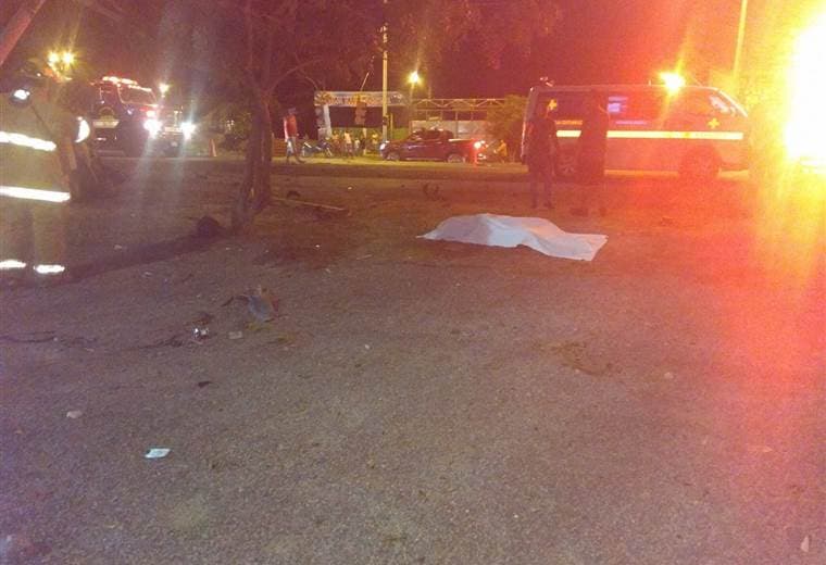 Se presume que la alta velocidad pudo mediar en el accidente.