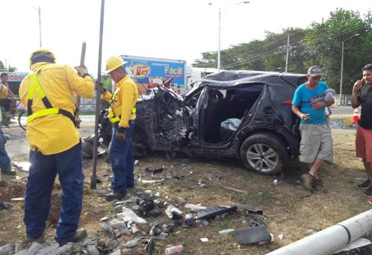 Se presume que la alta velocidad pudo mediar en el accidente.