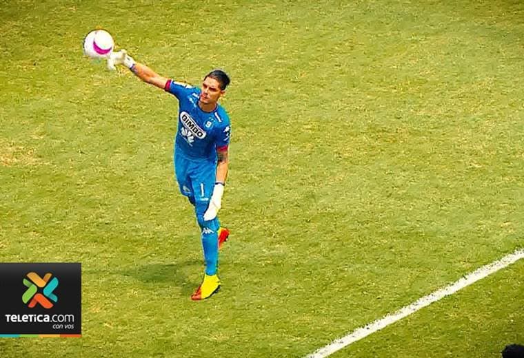 Kevin Briceño, portero del Deportivo Saprissa. 