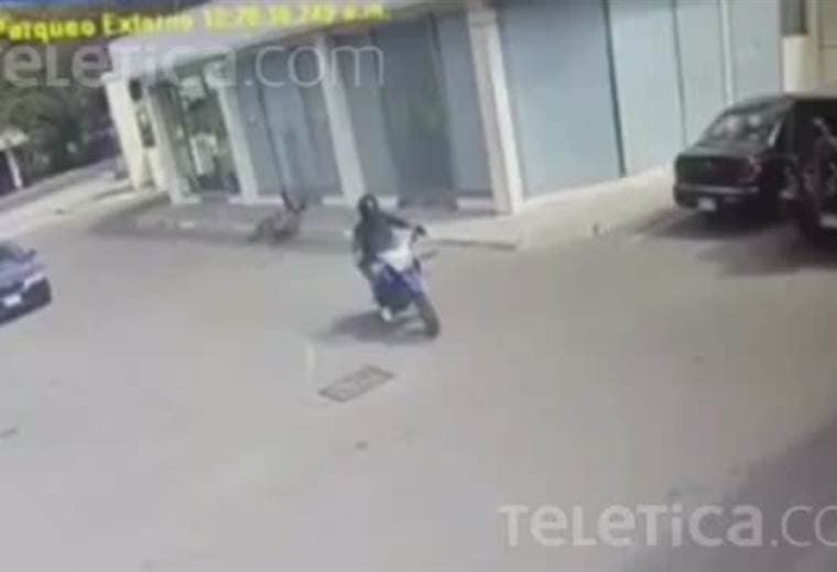 Asalto captado en video