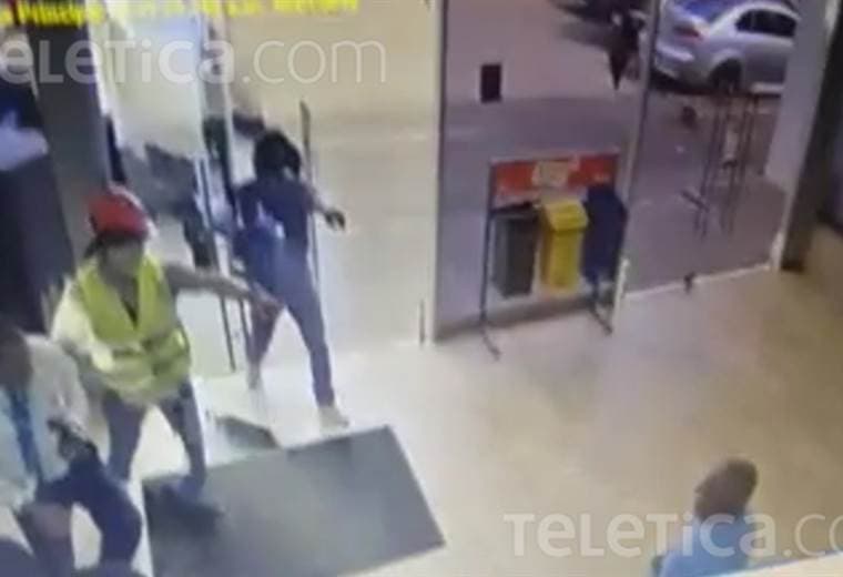 Asalto captado en video