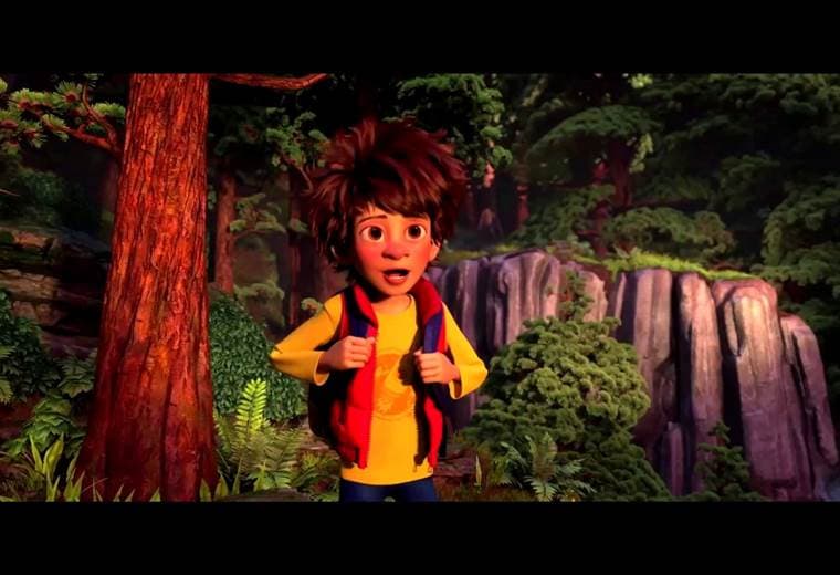 El hijo de pie grande