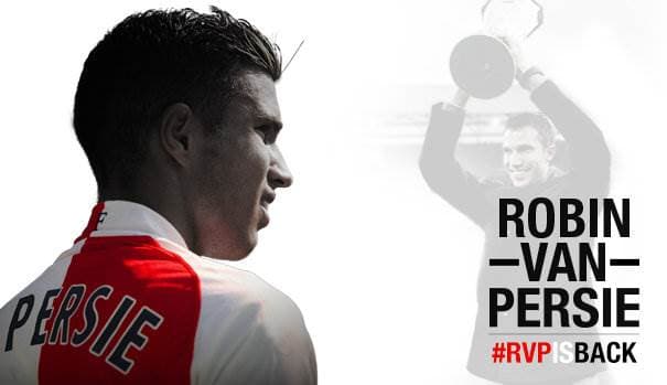 Robin Van Persie es nuevo delantero del Feyenoord. 