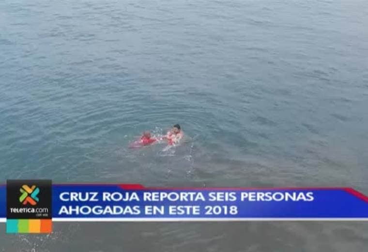 Cruz Roja reporta seis personas ahogadas en lo que llevamos del año