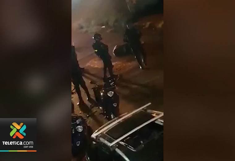 Policía que disparó al aire en una intervención en Alajuelita fue reubicado