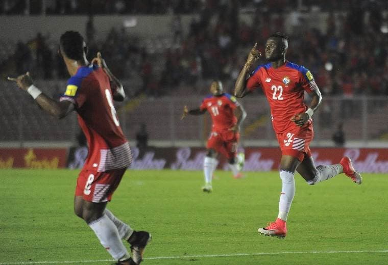 Abdiel Arroyo, jugador de Panamá.|AFP