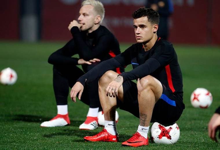 Philippe Coutinho, atacante brasileño del FC Barcelona. 