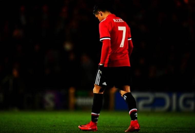 Alexis Sánchez, atacante del Manchester United. 