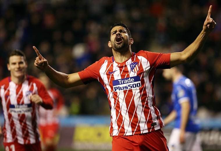 Diego Costa, jugador del Atlético de Madrid.|Atlético de Madrid en Facebook