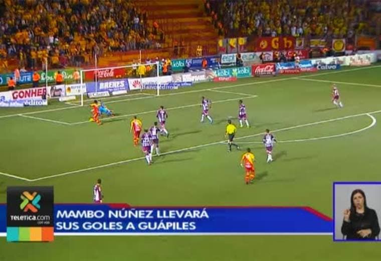 Víctor Núñez jugara en el santos de Guápiles