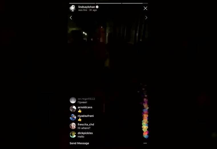 El controvertido video viral en el que Lindsay Lohan intenta separar a dos niños de sus padres