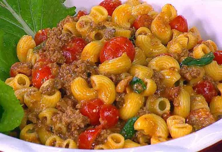 Receta: Coditos con carne