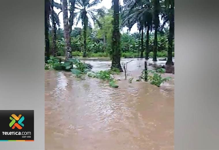 Pacífico costarricense está en alerta por fuertes lluvias de los últimos días