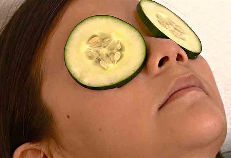 ¿Qué puede hacerse con hielo, pepino y sábila?