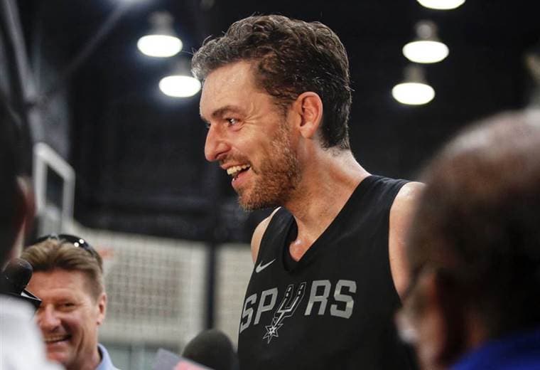 El jugador español de los Spurs, Pau Gasol.