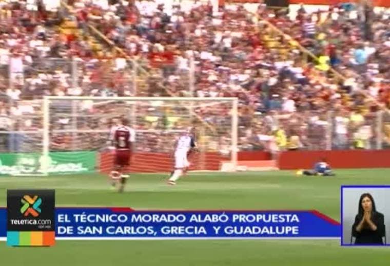 Vladimir Quesada elogia a los rivales que llegan a proponer al Saprissa